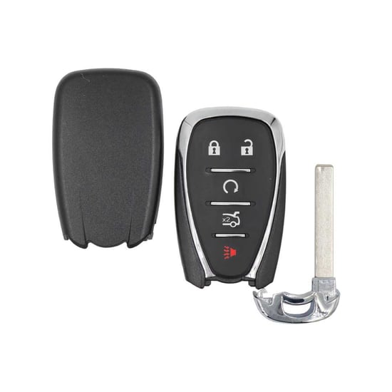 New-Aftermarket-Chevrolet-Smart-Remote-Key-Shell-4+1-Button-With-Panic-High-Quality-Best-Price---Emirates-Keys