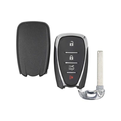 New-Aftermarket-Chevrolet-Smart-Remote-Key-Shell-3+1-Button-With-Panic-High-Quality-Best-Price---Emirates-Keys