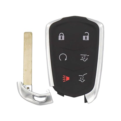 Cadillac-Smart-Remote-Key-Shell-5+1-Button-SUV-Trunk-Type-Blade