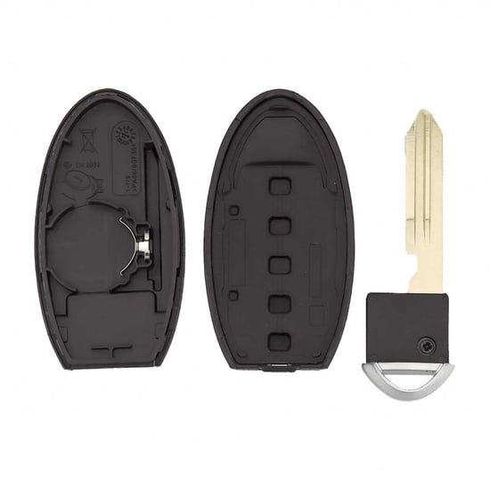 New-Aftermarket-Nissan-Smart-Remote-Key-Shell-4+1-Button-SUV-Left-Battery-Type-High-Quality-Best-Price-Order-Now---Emirates-Keys