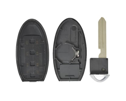 New-Nissan-Infiniti-Smart-Remote-Key-Shell-3+1-Button-Left-Battery-Type
