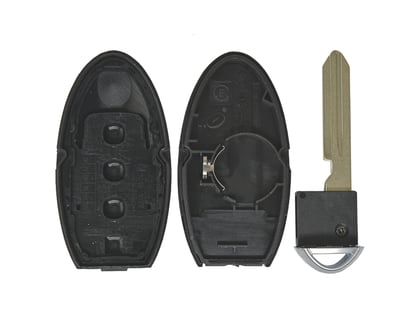 Picture of Nissan Smart Remote Key Shell 3+1 Button with Side Grove Right Battery Type