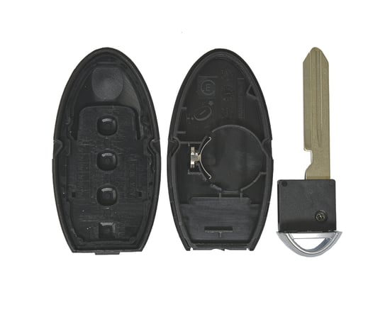Picture of Nissan Smart Remote Key Shell 3+1 Button with Side Grove Right Battery Type