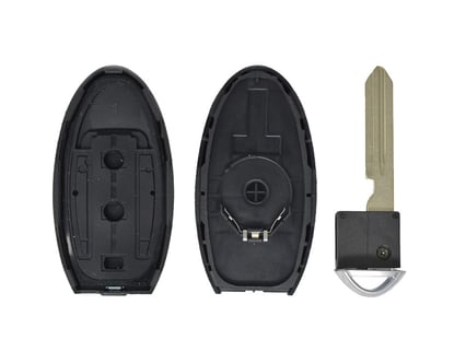 New-Aftermarket-Nissan-Infiniti-Smart-Key-Shell-2+1-Button-Middle-Battery-Type