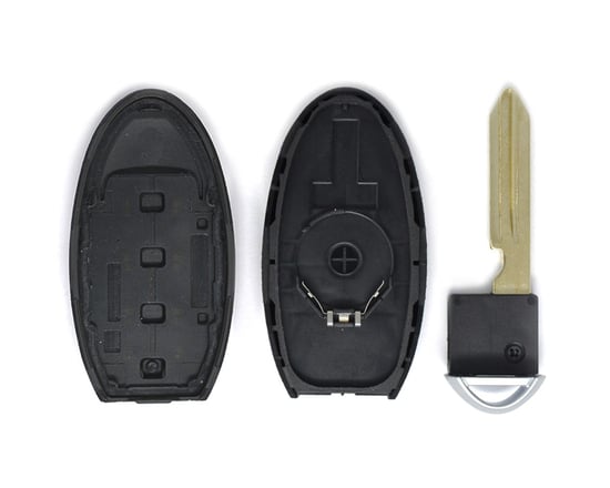 New-Aftermarket-Nissan-Armada-2008-2012-Infiniti-Smart-Key-Shell-3+1-Button-Middle-Battery-Type