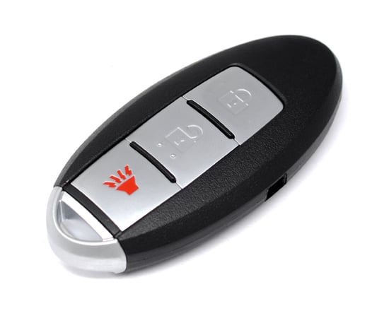 High-Quality-Aftermarket-Infiniti-Smart-Remote-Key-Shell-2+1-Button-With-Side-Groove-Right-Battery-Type,-Key-fob-shells-replacement---Emirates-Keys