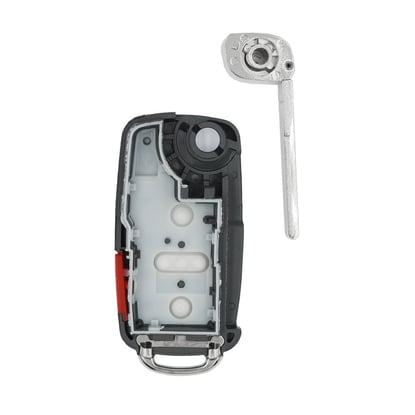 New-Aftermarket-VW---Volkswagen-UDS-Flip-Remote-Key-Shell-4+1-Buttons-HU66-Blade-High-Quality-Best-Price---Emirates-Keys