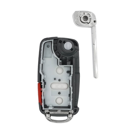 New-Aftermarket-VW---Volkswagen-UDS-Flip-Remote-Key-Shell-4+1-Buttons-HU66-Blade-High-Quality-Best-Price---Emirates-Keys