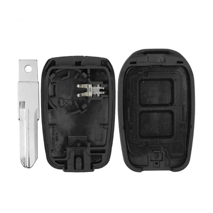 New-Aftermarket-Renault----REN-Non-Flip-Remote-Key-Shell-2-Buttons-VAC102-Blade-With-Battery-Holder-High-Quality-Best-Price---Emirates-Keys