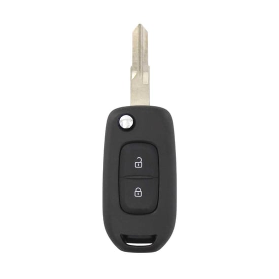 New-Aftermarket-REN---Renault-Flip-Remote-Key-Shell-2-Buttons-White-Color-VAC102-Blade-High-Quality-Best-Price---Emirates-Keys