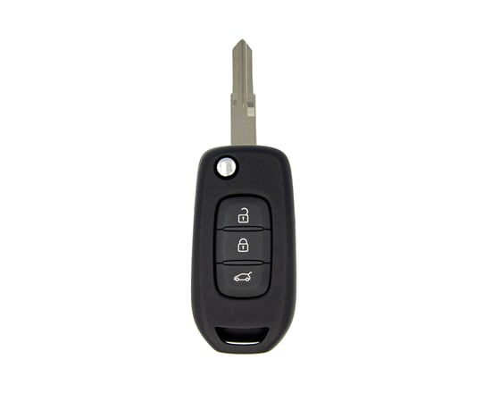 New-Renault-Flip-Remote-Key-Shell-3-Buttons-White-Color-VAC102-Blade