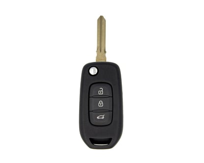 New-Renault-Flip-Remote-Key-Shell-3-Buttons-White-Color-HU179-Blade--Emirates-Keys
