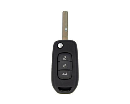 New-Renault-Flip-Remote-Key-Shell-3-Buttons-Black-White-Color