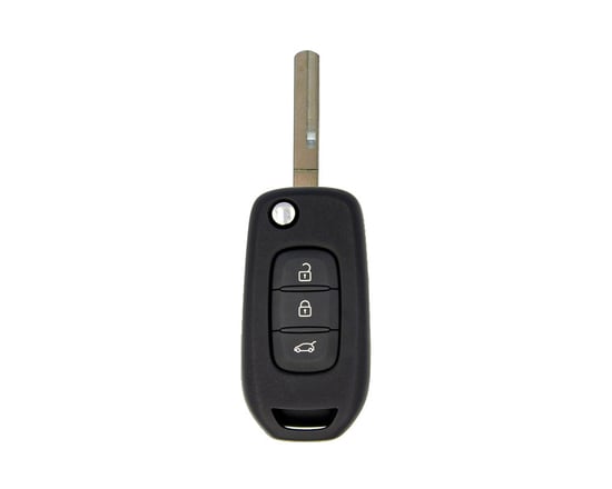 New-Renault-Flip-Remote-Key-Shell-3-Buttons-Black-White-Color