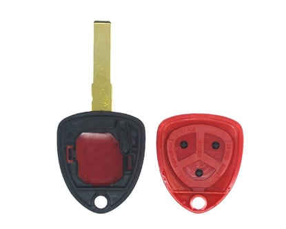 High-Quality-Ferrari-Remote-Key-Shell-3-Buttons-Non-Flip-Red---Car-remote-key-cover,-Key-fob-shells-replacement-at-Low-Prices-Inside---Emirates-Keys