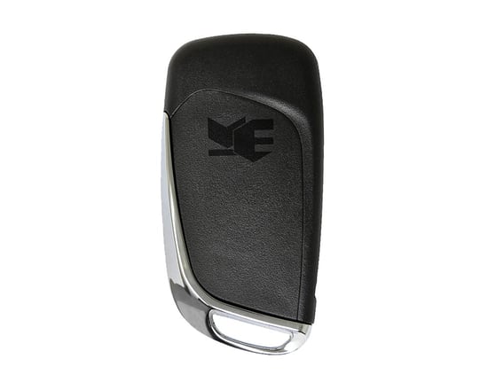 Peugeot-Flip-Remote-Key-Shell-Chrome-3-Button--Emirates-Keys