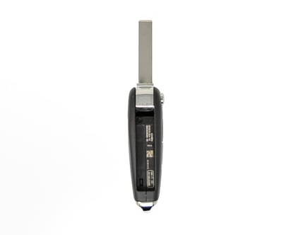 Picture of Peugeot Flip Remote Key Shell 2 Button Chrome without Battery Holder Modified