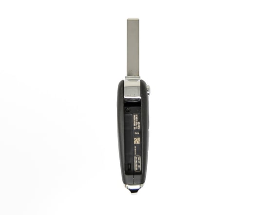 Picture of Peugeot Flip Remote Key Shell 2 Button Chrome without Battery Holder Modified