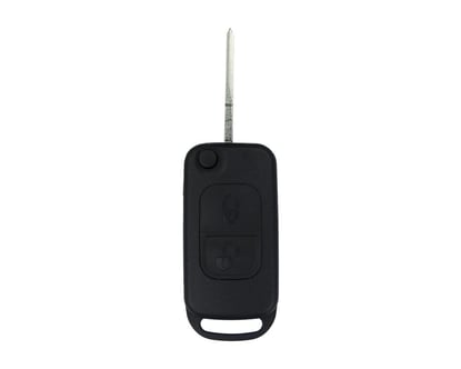 Mercedes-Benz-Flip-Remote-Key-Shell-2-Buttons-HU64-Blade-High-Quality,-Emirates-Keys-Remote-key-cover,-Key-fob-shells-replacement-at-Low-Prices.