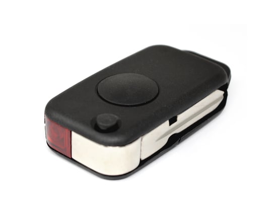 New-Aftermarket-Mercedes-One-Button-Flip-Remote-Key-Shell-HU39-Blade