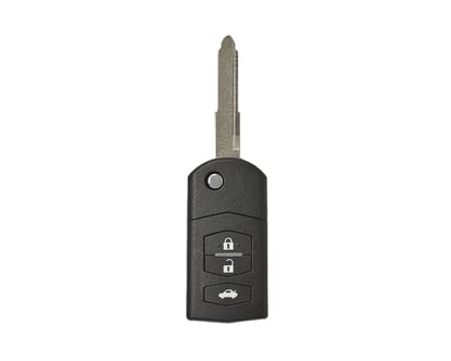 New-Mazda-Flip-Remote-Key-Shell-3-Button-With-Head-Aftermarket-