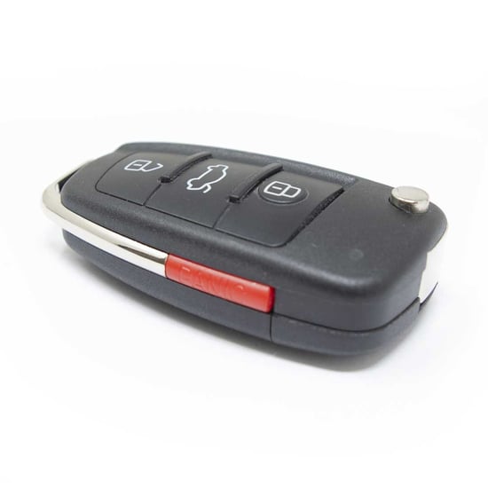 New-Aftermarket-Audi-Flip-Remote-Key-Shell-3+1-Buttons---Emirates-Keys-Remote-case,-Car-remote-key-cover,-Key-fob-shells-replacement-at-Low-Prices.