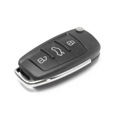 NEW-Aftermarket-Audi-Flip-Remote-Shell-3-Buttons---Emirates-Keys-Remote-case,-Car-remote-key-cover,-Key-fob-shells-replacement-at-Low-Prices.
