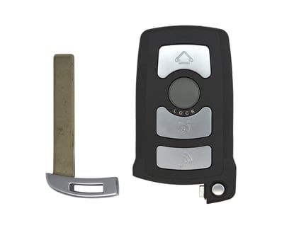 New-Aftermarket-BMW-CAS1-Proximity-Remote-Shell-4-Buttons-with-Battery-Back