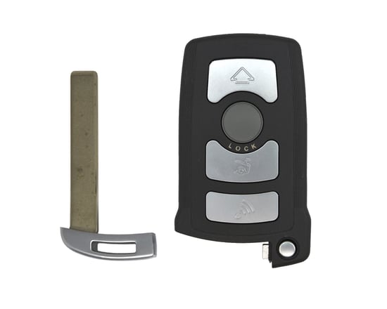 New-Aftermarket-BMW-CAS1-Proximity-Remote-Shell-4-Buttons-with-Battery-Back