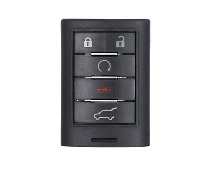 New-Aftermarket-Cadillac-2012-Smart-Remote-Key-Shell-5-Buttons-With-Laser-Blade---Remote-case,-Car-remote-key-cover,-Key-fob-shells-replacement-at-Low-Prices----Emirates-Keys