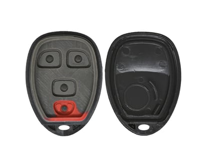 NEW-Chevrolet-GMC-2008-Remote-Key-Shell-4-Buttons-Sedan-Trunk-Type-with-Battery-Holder