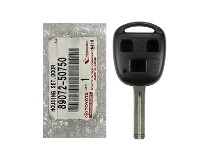 New-Lexus-Genuine-OEM-Remote-Key-Shell-3-Buttons-Manufacturer-Part-Number:-89072-50750-,-89072-50630-FCC-ID:-HYQ12BBK----Emirates-Keys