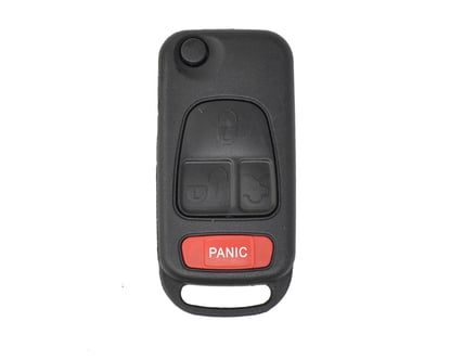 Mercedes-Benz-ML-Flip-Remote-Key-Shell-4-Buttons-HU64