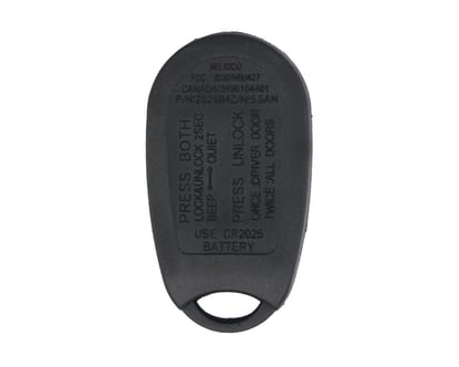 Nissan-Sunny-Remote-Key-Shell-2004-4-Buttons--Emirates-Keys