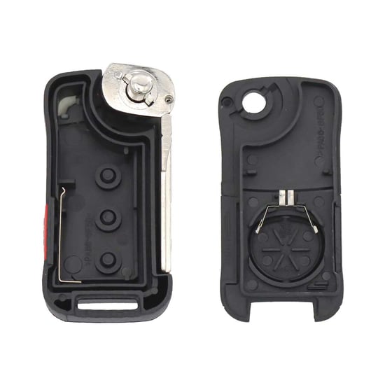 Picture of Porsche Flip Remote Key Shell 3+1 Button With Side Panic