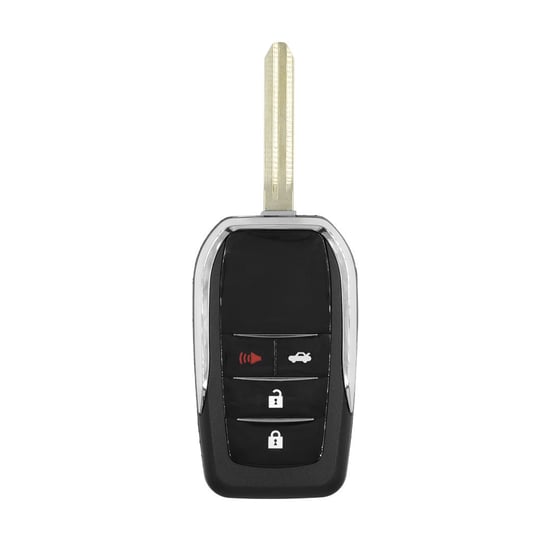 New-Aftermarket-Toyota-Flip-Remote-Key-Shell-3+1-Buttons-Modified-Vertical-Type-High-Quality-Best-Price---Emirates-Keys