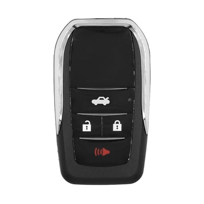 Toyota-Flip-Remote-Key-Shell-3+1-Buttons-Modified-Horizontal-Type