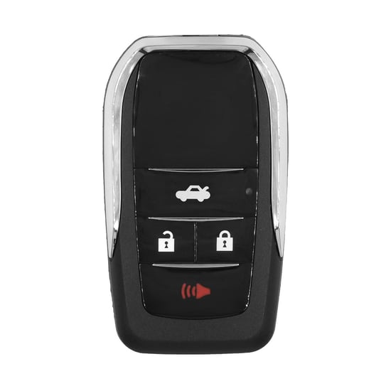 Toyota-Flip-Remote-Key-Shell-3+1-Buttons-Modified-Horizontal-Type