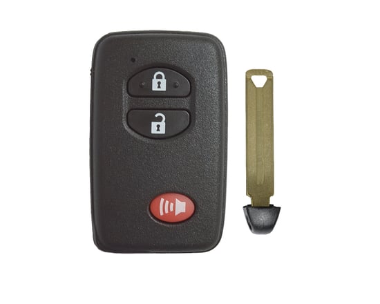 Toyota-Smart-Key-Remote-Cover-Black-3-Button-mk3.com-Remote-Cover