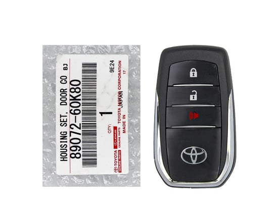 NEW-Toyota-Land-Cruiser-2016-2021-Genuine-Smart-Remote-Key-Shell-3-Buttons-89072-60K80-8907260K80