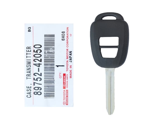 Brand-New-Toyota-Yaris-2014-Genuine-Remote-Key-Shell-2-Buttons-Chip-H-89752-42050-8975242050