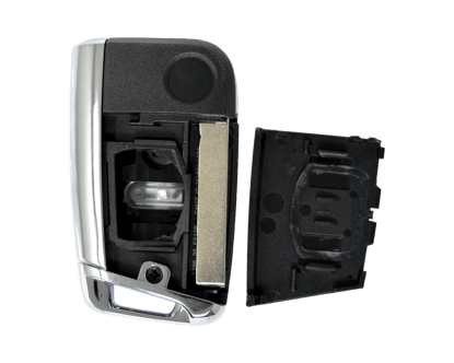 Picture of Volkswagen VW Polo Flip Remote Key Shell 3 Buttons HU162 Blade