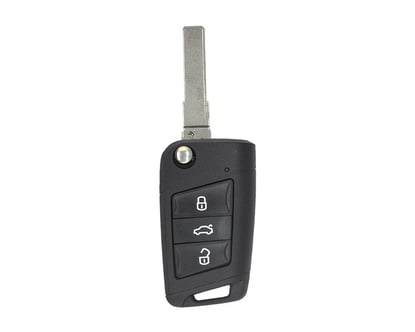 Picture of VW MQB 2015 Flip Remote Key Shell 3 Buttons HU66