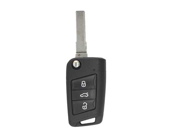 Picture of VW MQB 2015 Flip Remote Key Shell 3 Buttons HU66