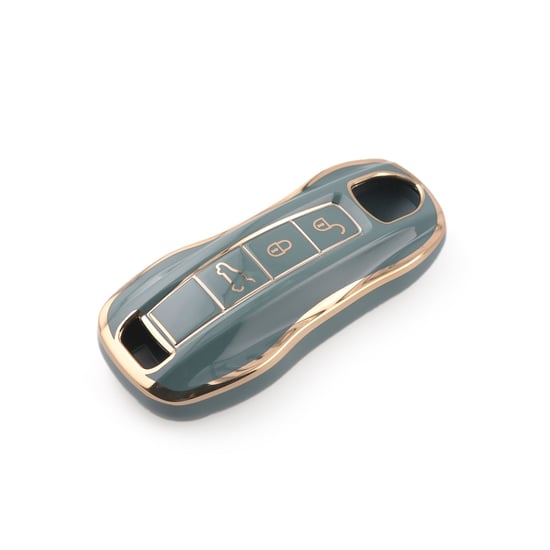 New-Aftermarket-Nano-High-Quality-Cover-For-Porsche-Remote-Key-3-Buttons-Gray-Color-PSC-B11J---Emirates-Keys