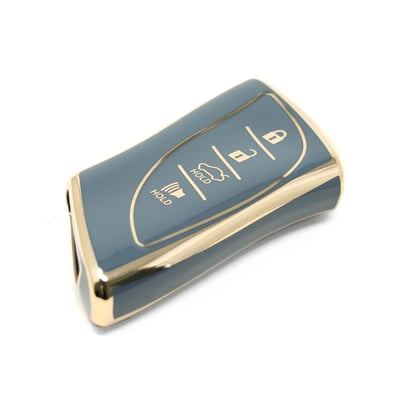 New-Aftermarket-Nano-High-Quality-Cover-For-Lexus-Remote-Key-4-Buttons-Gray-Color-LXS-B11J4---Emirates-Keys