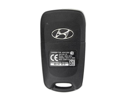 NEW-Hyundai-I20-2012-Genuine-OEM-Flip-Remote-Key-3-Buttons-433MHz-Chip-46-95430-1J000-954301J000---FCCID:-RKE-4F04---MK3