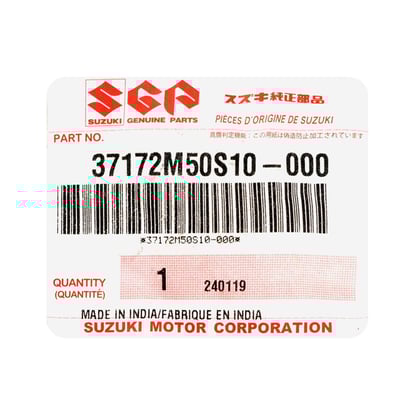 New-Suzuki-Baleno-2019-Genuine---OEM-Smart-Remote-Key-2-Buttons-433MHz-OEM-Part-Number:-37172M50S10---Emirates-Keys