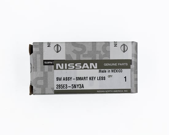 New-Infiniti-QX50-2020-Genuine-Smart-Key-with-4-Buttons-and-433MHZ-frequency-with-part-number:-285E3-5NY3A--285E35NY3A--285E3-5NY3A-FCC-ID:-KR5TXN1-and-AES-Transponder-black-Genuine-OEM