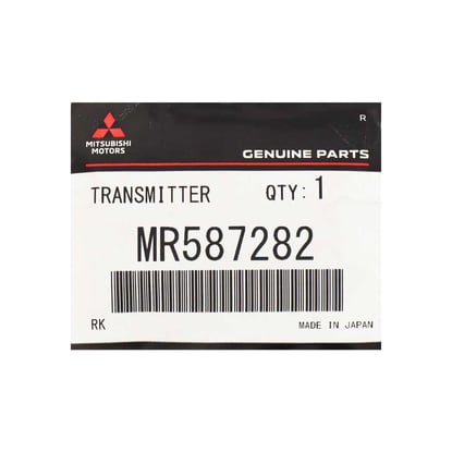 New-Genuine---OEM-Mitsubishi-Pajero-2006-Remote-2-Button-433MHz-Manufacturer-Part-Number:-MR587282---MR301711----Emirates-Keys
